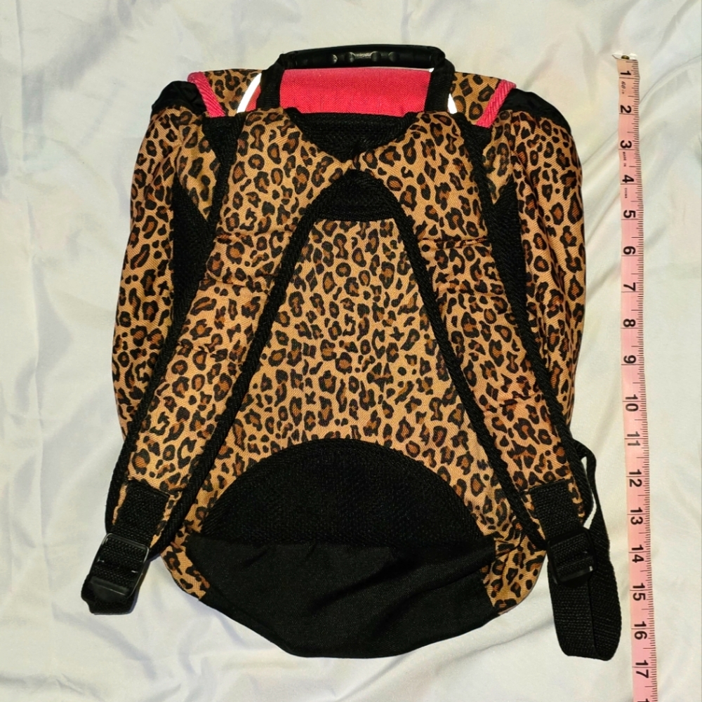 Small Leopard Print Backpack. - Picture 2 of 6